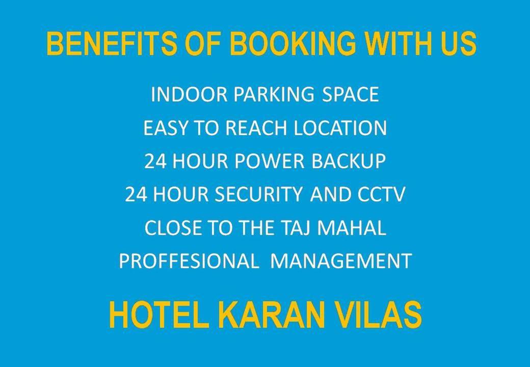 Hotel Karan Vilas Agra  Eksteriør bilde